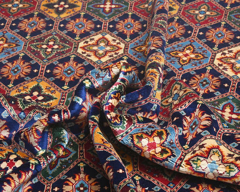 8x11 Yousafi Multicolor Afghan Hand Knotted Wool Area Rug